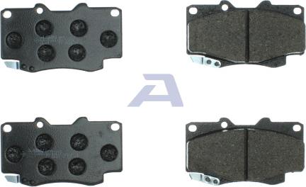 AISIN BPTO-1021 - Комплект спирачно феродо, дискови спирачки vvparts.bg