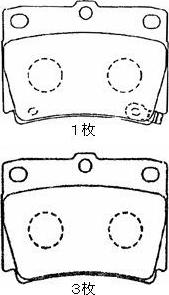 OEMparts AY060MT009 - Комплект спирачно феродо, дискови спирачки vvparts.bg