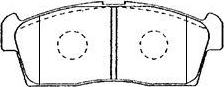 Lucas Electrical 6119409 - Комплект спирачно феродо, дискови спирачки vvparts.bg