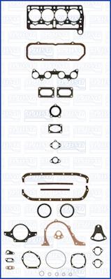 Ajusa 50044800 - Пълен комплект гарнитури, двигател vvparts.bg