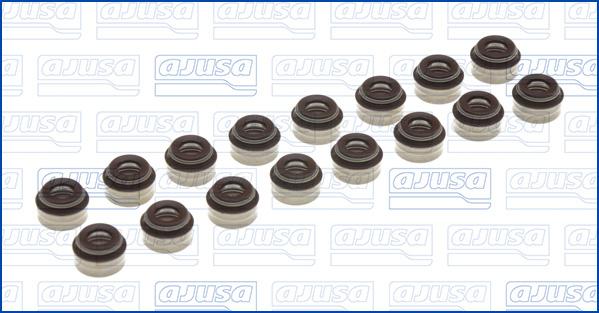 Ajusa 57048400 - Комплект гумички, стъбло на клапана vvparts.bg