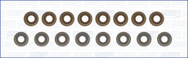 Ajusa 57050400 - Комплект гумички, стъбло на клапана vvparts.bg