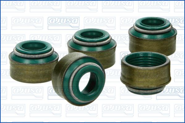 Ajusa 57004500 - Комплект гумички, стъбло на клапана vvparts.bg