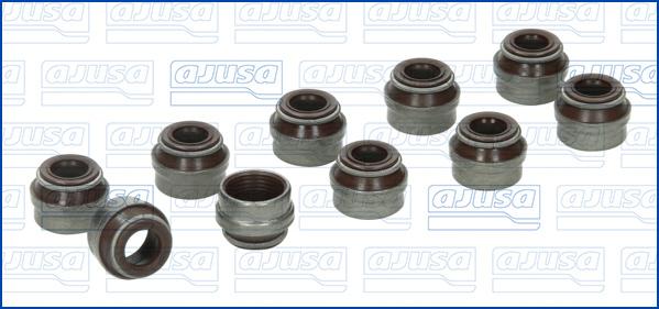 Ajusa 57005000 - Комплект гумички, стъбло на клапана vvparts.bg