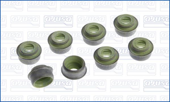 Ajusa 57003800 - Комплект гумички, стъбло на клапана vvparts.bg