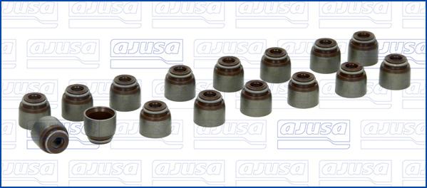 Ajusa 57024800 - Комплект гумички, стъбло на клапана vvparts.bg