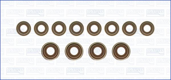 Ajusa 57021500 - Комплект гумички, стъбло на клапана vvparts.bg