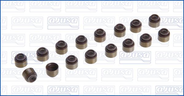 Ajusa 57021600 - Комплект гумички, стъбло на клапана vvparts.bg