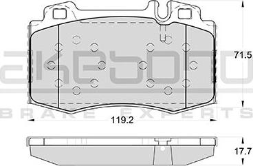 Valeo GDB1543 - Комплект спирачно феродо, дискови спирачки vvparts.bg
