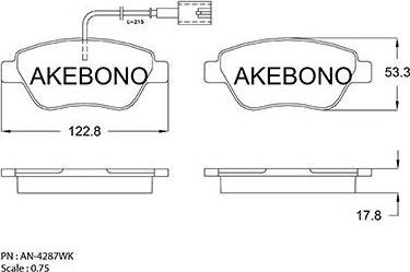 Textar 23705 170 0 5 - Комплект спирачно феродо, дискови спирачки vvparts.bg