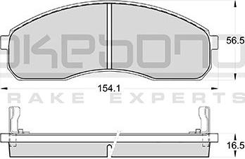 FTE 9002160 - Комплект спирачно феродо, дискови спирачки vvparts.bg