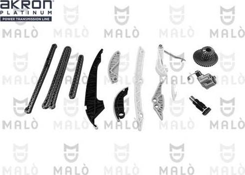 AKRON-MALÒ 909061 - Комплект ангренажна верига vvparts.bg