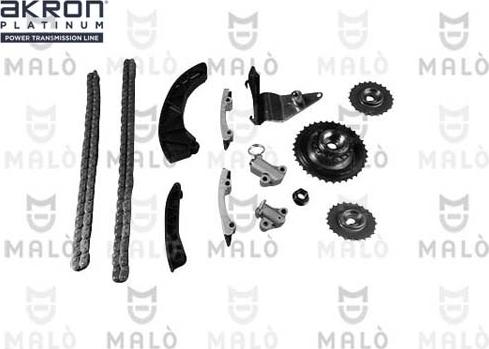 AKRON-MALÒ 909082 - Комплект ангренажна верига vvparts.bg