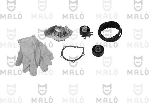 AKRON-MALÒ 1555008 - Водна помпа+ к-кт ангренажен ремък vvparts.bg