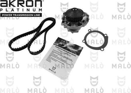 AKRON-MALÒ 1555082 - Водна помпа+ к-кт ангренажен ремък vvparts.bg