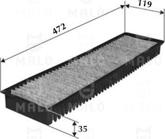 AKRON-MALÒ 1530752 - Филтър купе (поленов филтър) vvparts.bg