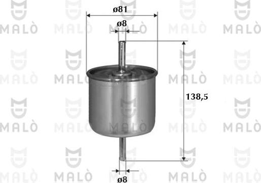 AKRON-MALÒ 1520097 - Горивен филтър vvparts.bg