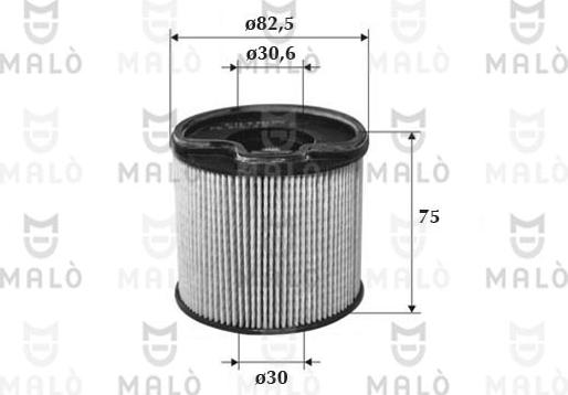 AKRON-MALÒ 1520049 - Горивен филтър vvparts.bg