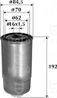 AKRON-MALÒ 1520012 - Горивен филтър vvparts.bg