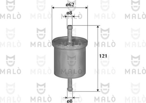 AKRON-MALÒ 1520131 - Горивен филтър vvparts.bg