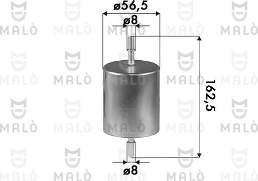 AKRON-MALÒ 1520241 - Горивен филтър vvparts.bg