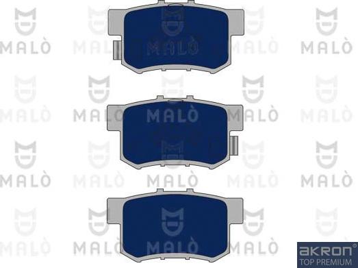 AKRON-MALÒ 1050933 - Комплект спирачно феродо, дискови спирачки vvparts.bg