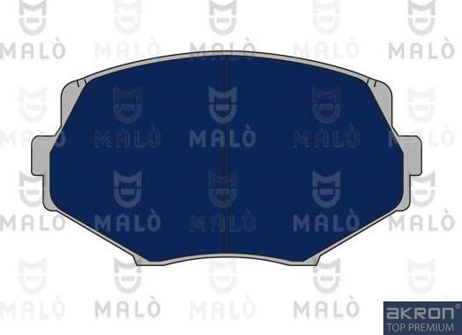 AKRON-MALÒ 1050587 - Комплект спирачно феродо, дискови спирачки vvparts.bg