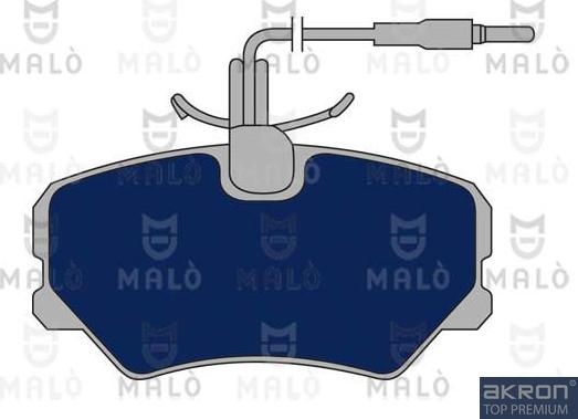 AKRON-MALÒ 1050650 - Комплект спирачно феродо, дискови спирачки vvparts.bg