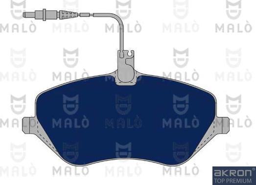 AKRON-MALÒ 1050663 - Комплект спирачно феродо, дискови спирачки vvparts.bg