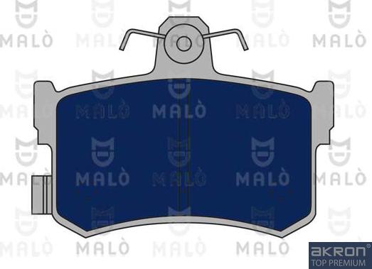 AKRON-MALÒ 1050688 - Комплект спирачно феродо, дискови спирачки vvparts.bg