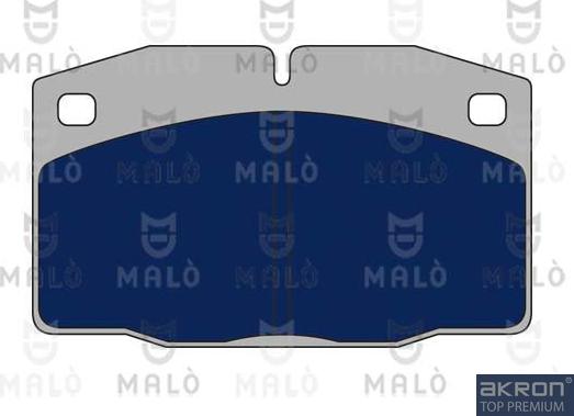 AKRON-MALÒ 1050636 - Комплект спирачно феродо, дискови спирачки vvparts.bg