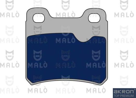 AKRON-MALÒ 1050637 - Комплект спирачно феродо, дискови спирачки vvparts.bg