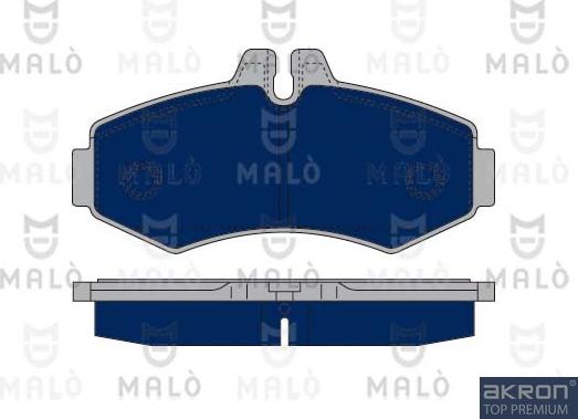 AKRON-MALÒ 1050067 - Комплект спирачно феродо, дискови спирачки vvparts.bg