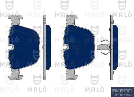 AKRON-MALÒ 1050083 - Комплект спирачно феродо, дискови спирачки vvparts.bg