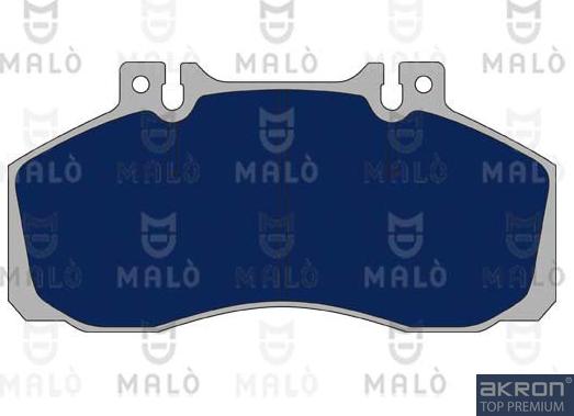 AKRON-MALÒ 1050860 - Комплект спирачно феродо, дискови спирачки vvparts.bg