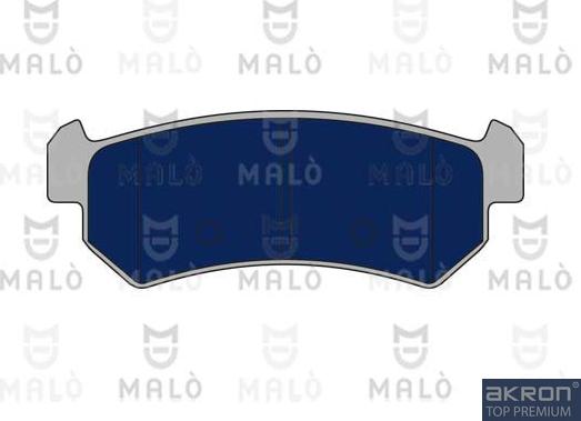 AKRON-MALÒ 1050807 - Комплект спирачно феродо, дискови спирачки vvparts.bg