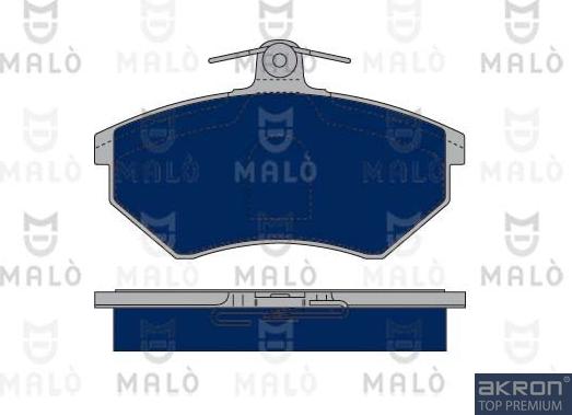 AKRON-MALÒ 1050379 - Комплект спирачно феродо, дискови спирачки vvparts.bg