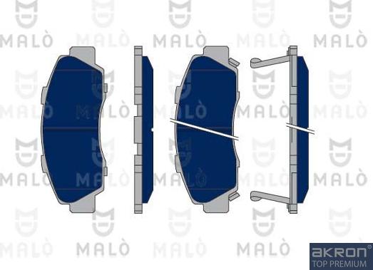 AKRON-MALÒ 1050371 - Комплект спирачно феродо, дискови спирачки vvparts.bg