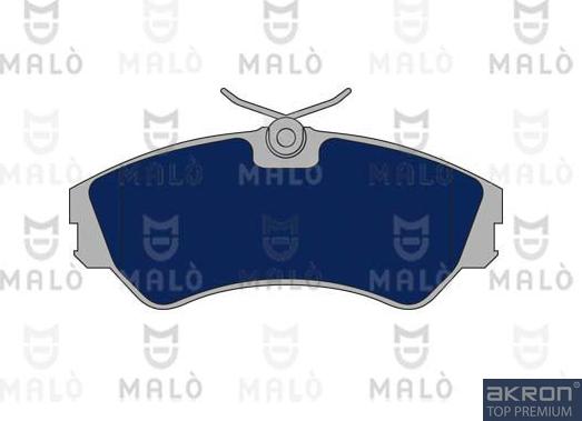 AKRON-MALÒ 1050760 - Комплект спирачно феродо, дискови спирачки vvparts.bg