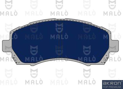 AKRON-MALÒ 1050704 - Комплект спирачно феродо, дискови спирачки vvparts.bg