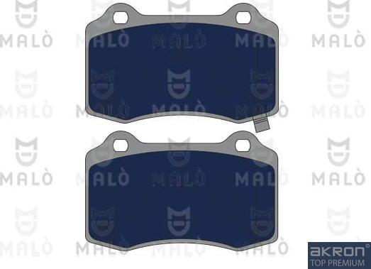 AKRON-MALÒ 1051191 - Комплект спирачно феродо, дискови спирачки vvparts.bg