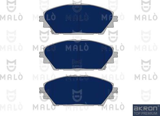 AKRON-MALÒ 1051142 - Комплект спирачно феродо, дискови спирачки vvparts.bg