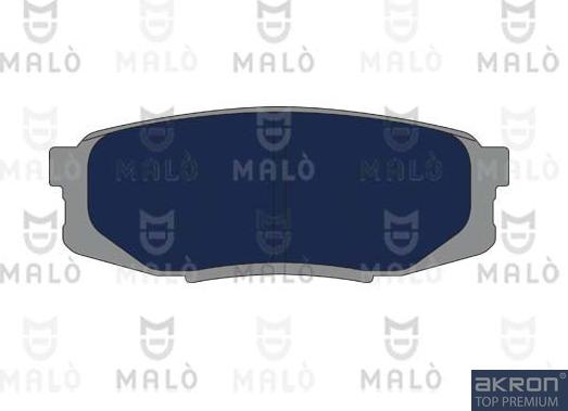 AKRON-MALÒ 1051179 - Комплект спирачно феродо, дискови спирачки vvparts.bg