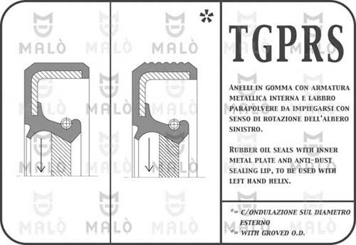 AKRON-MALÒ 1046PRSF - Семеринг, колянов вал vvparts.bg