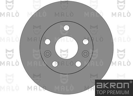 AKRON-MALÒ 1110901 - Спирачен диск vvparts.bg