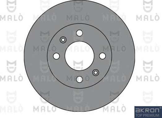 AKRON-MALÒ 1110445 - Спирачен диск vvparts.bg