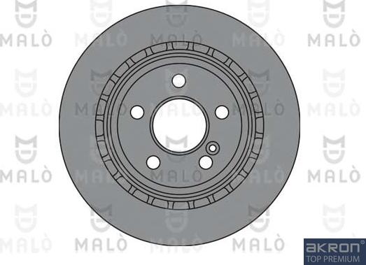 AKRON-MALÒ 1110453 - Спирачен диск vvparts.bg