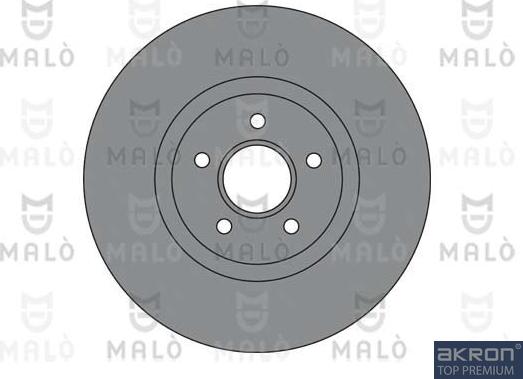 AKRON-MALÒ 1110457 - Спирачен диск vvparts.bg