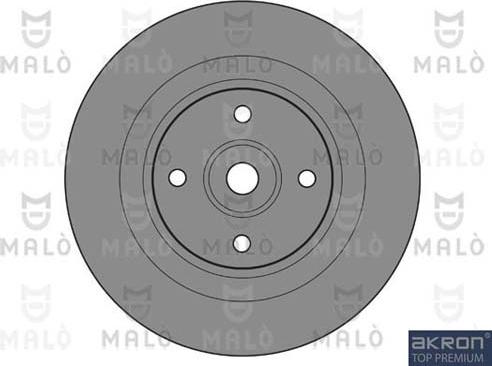 AKRON-MALÒ 1110468 - Спирачен диск vvparts.bg