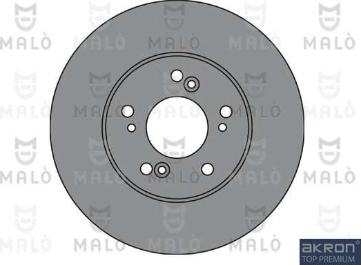 AKRON-MALÒ 1110462 - Спирачен диск vvparts.bg